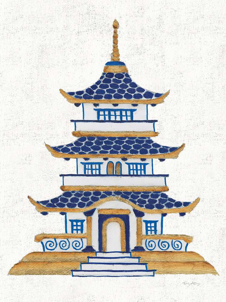 Flora Chinoiserie VIII Textured