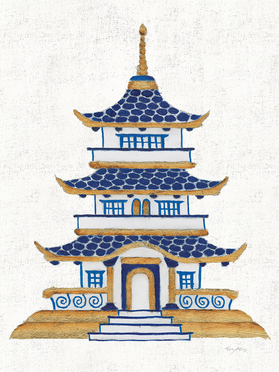 Flora Chinoiserie VIII Textured