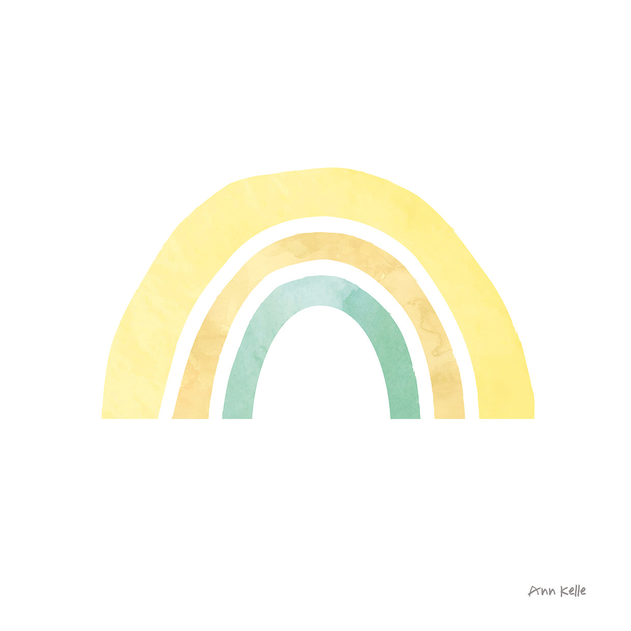 Arte en lienzo Pastel Rainbow II