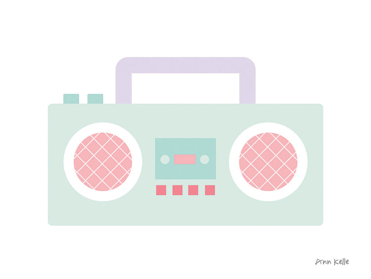 Arte de la lona de Boombox
