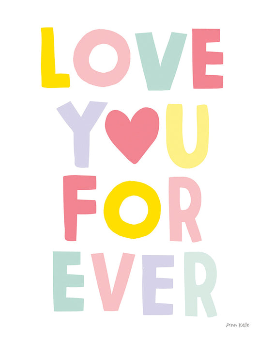 Love You Forever Canvas Art