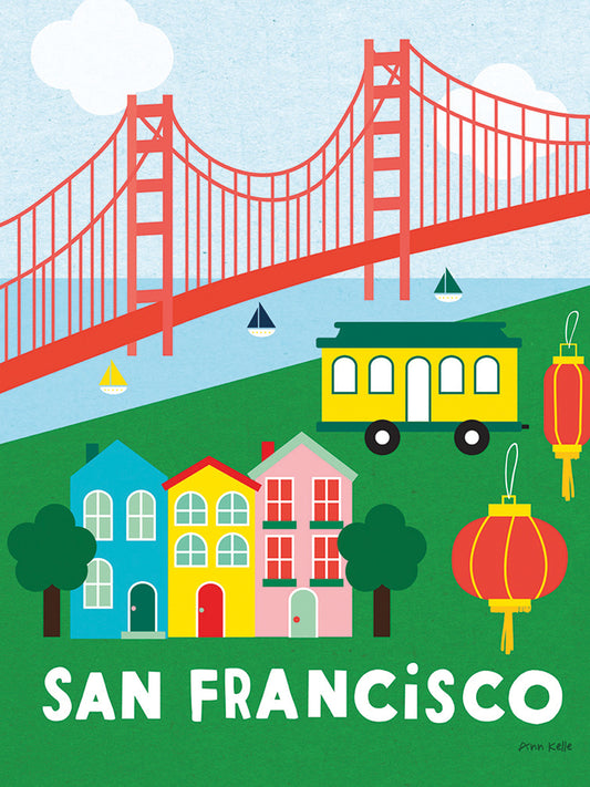 City Fun San Francisco Canvas Art