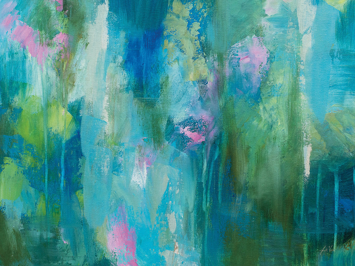 Playful by Jeanette Vertentes - handcrafted wall art work on large canvas & framed canvas prints, made to order