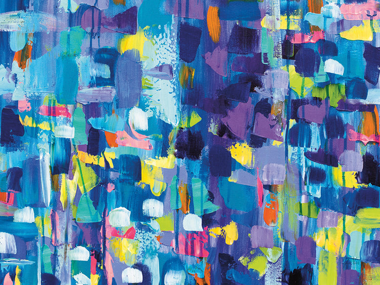 Gaiety by Jeanette Vertentes - top quality wall art work on large canvas & framed canvas prints