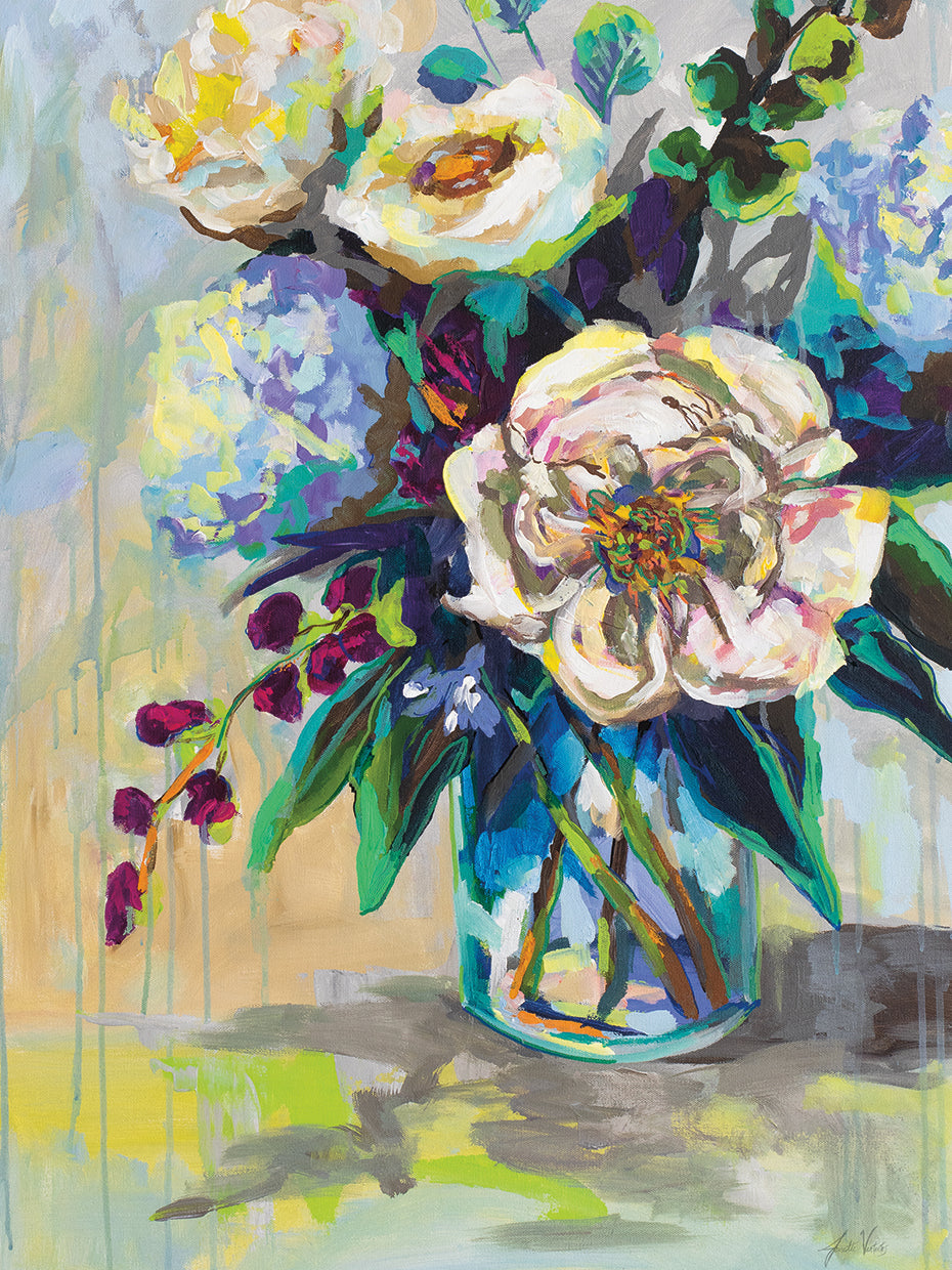 Glowing by Jeanette Vertentes - top quality wall art work on large canvas & framed canvas prints