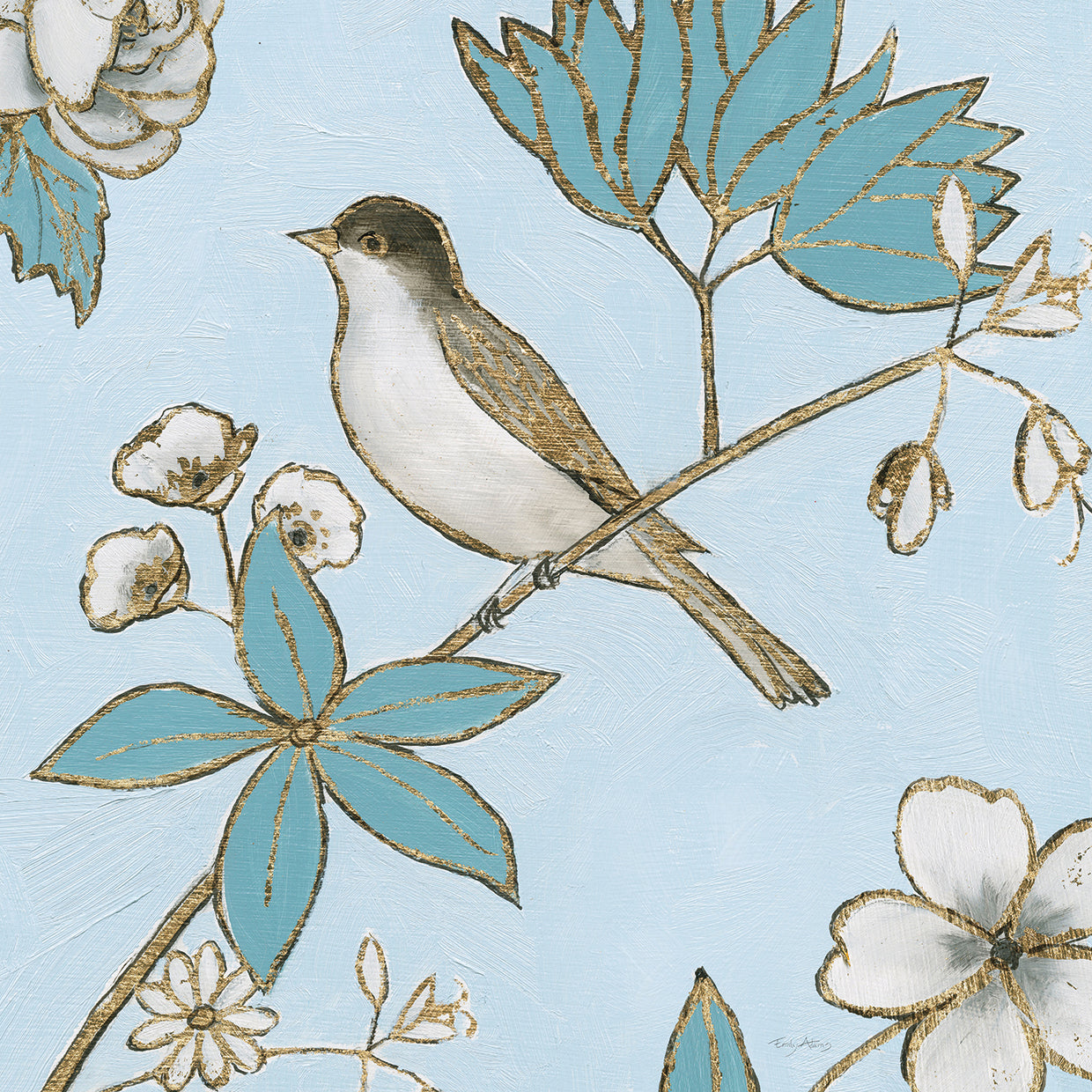 Toile Birds IV