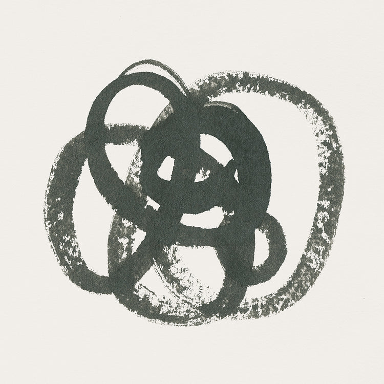 Scribbly Black I by Moira Hershey - lowest price wall art work on large canvas & framed canvas prints