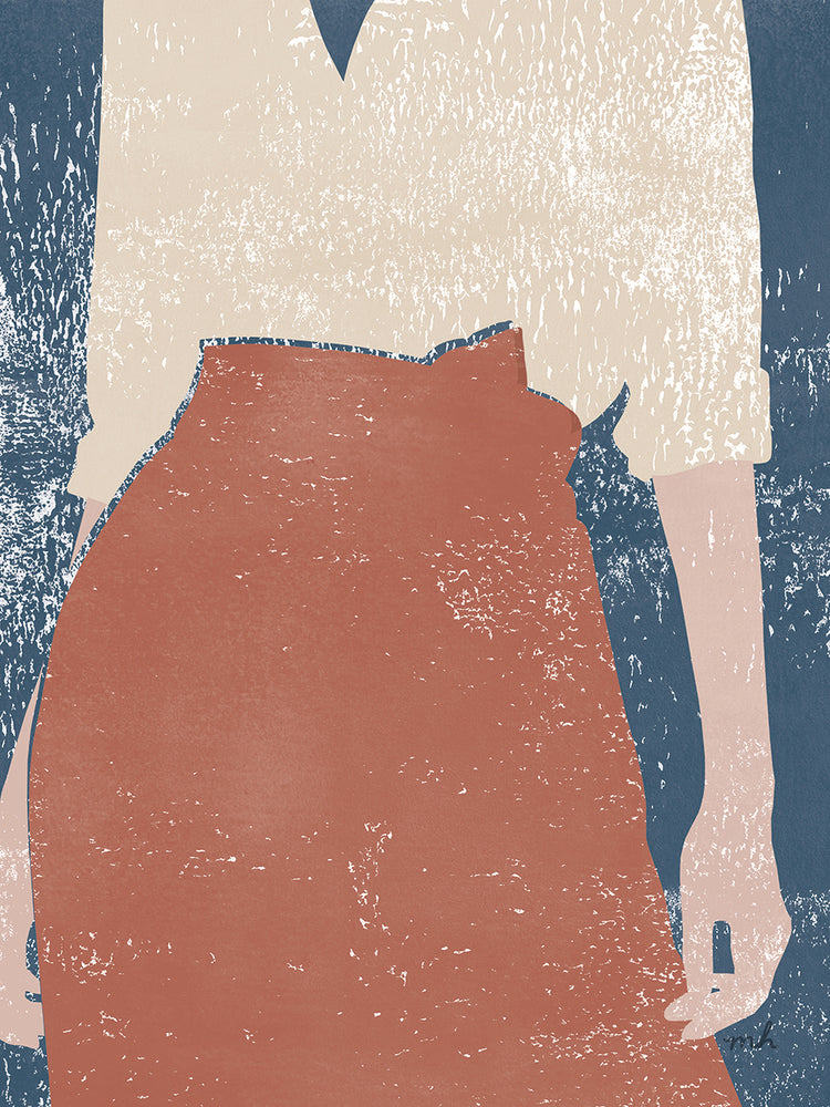 Casual IV by Moira Hershey - lowest price wall art work on large canvas & framed canvas prints