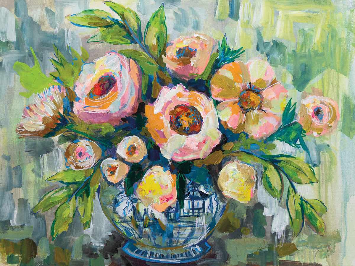 Midsummer by Jeanette Vertentes - larger sizes handcrafted wall art work on large canvas & framed canvas prints