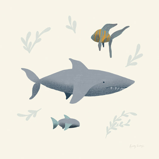 Ocean Life Shark Canvas Art