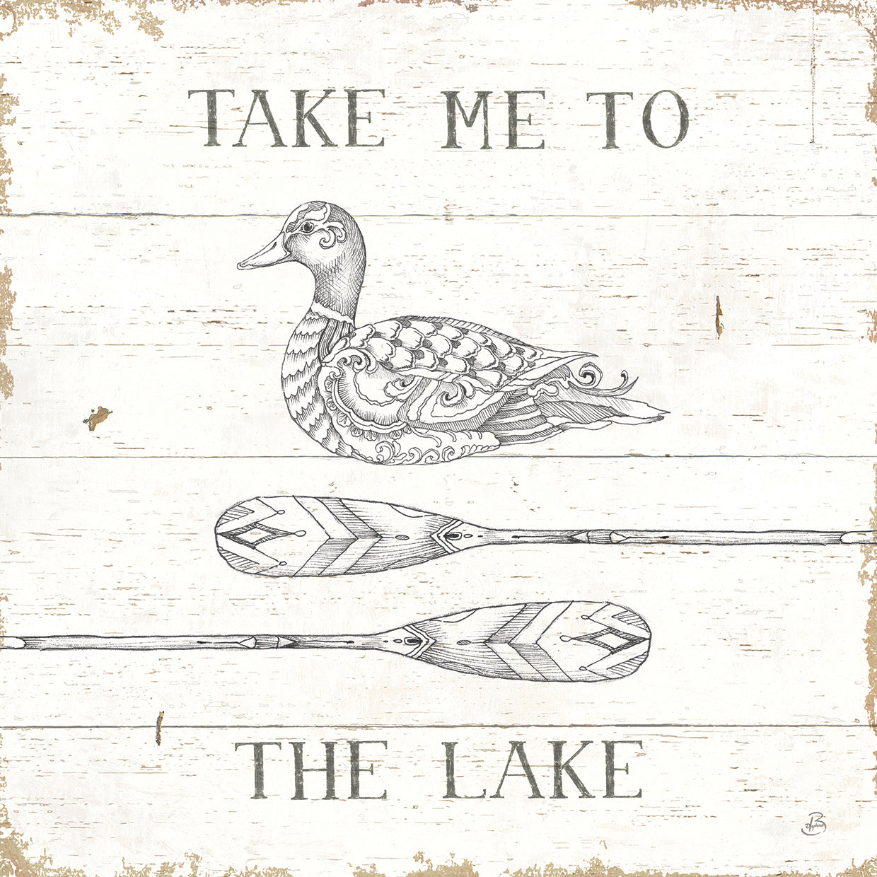 Lake Sketches VII