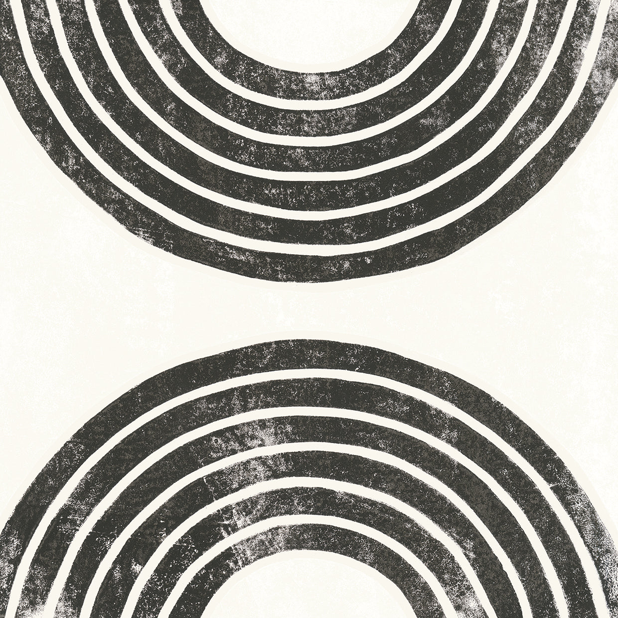 Over the Rainbow B&W I by Moira Hershey - handcrafted wall art work on large canvas & framed canvas prints, made to order