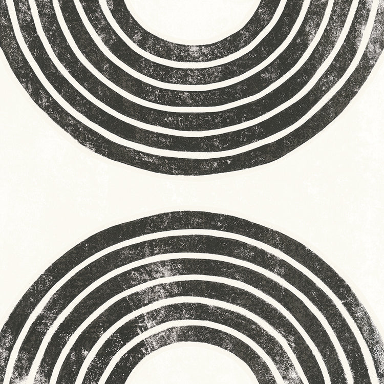 Over the Rainbow B&W I by Moira Hershey - handcrafted wall art work on large canvas & framed canvas prints, made to order