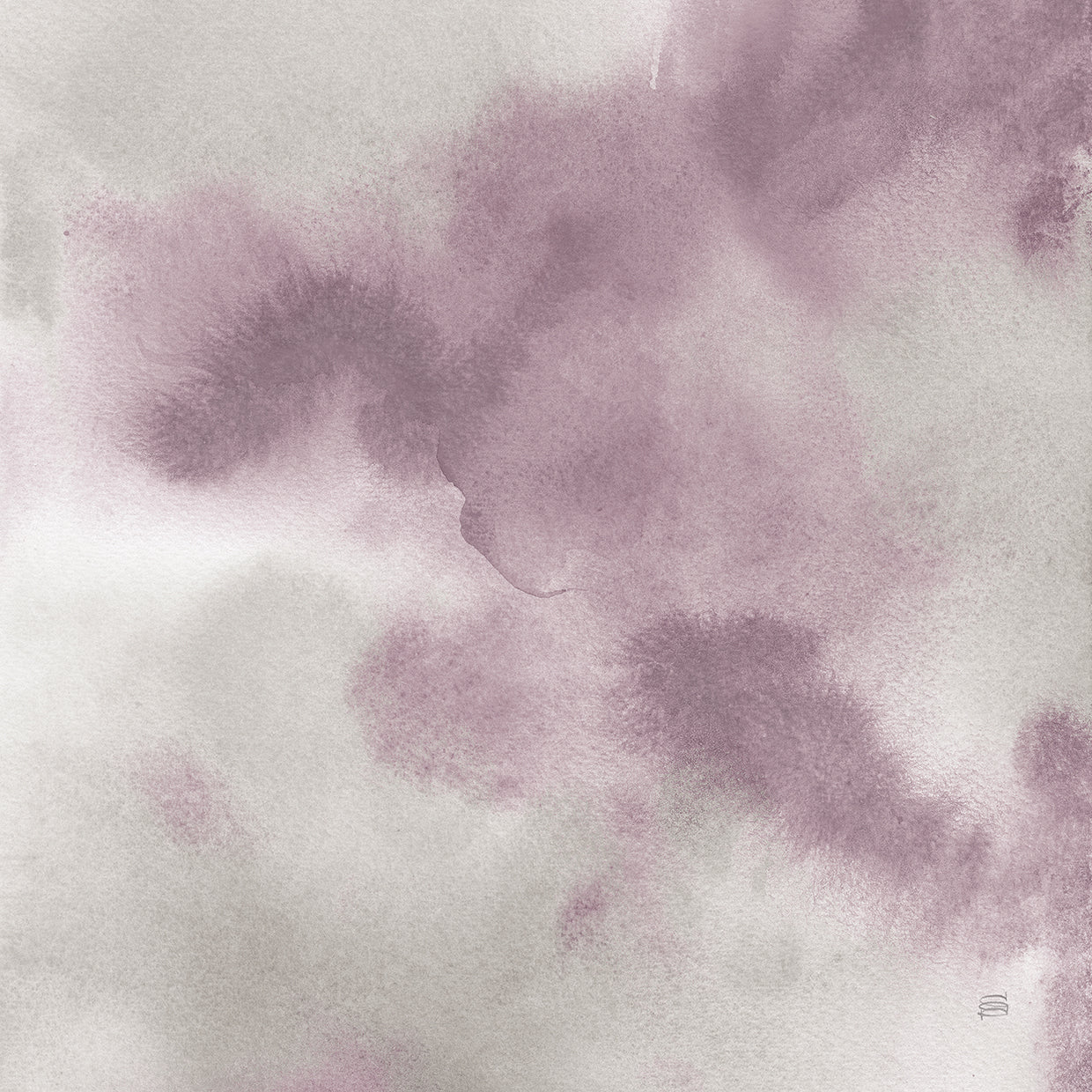 Cuadro en lienzo Malva Indigo Flow I