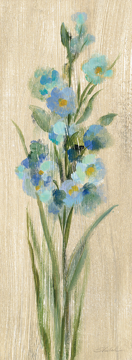 Farm Flower IV by Silvia Vassileva - handcrafted wall art work on large canvas & framed canvas prints, made to order