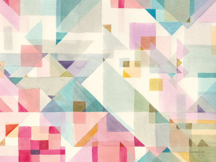 Try Angles I by Danhui Nai - museum quality wall art work on large canvas & framed canvas prints