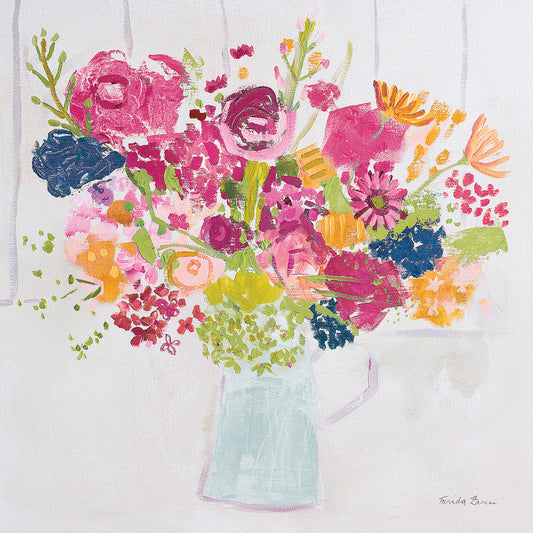 Bouquet for You Bright Canvas Prints
