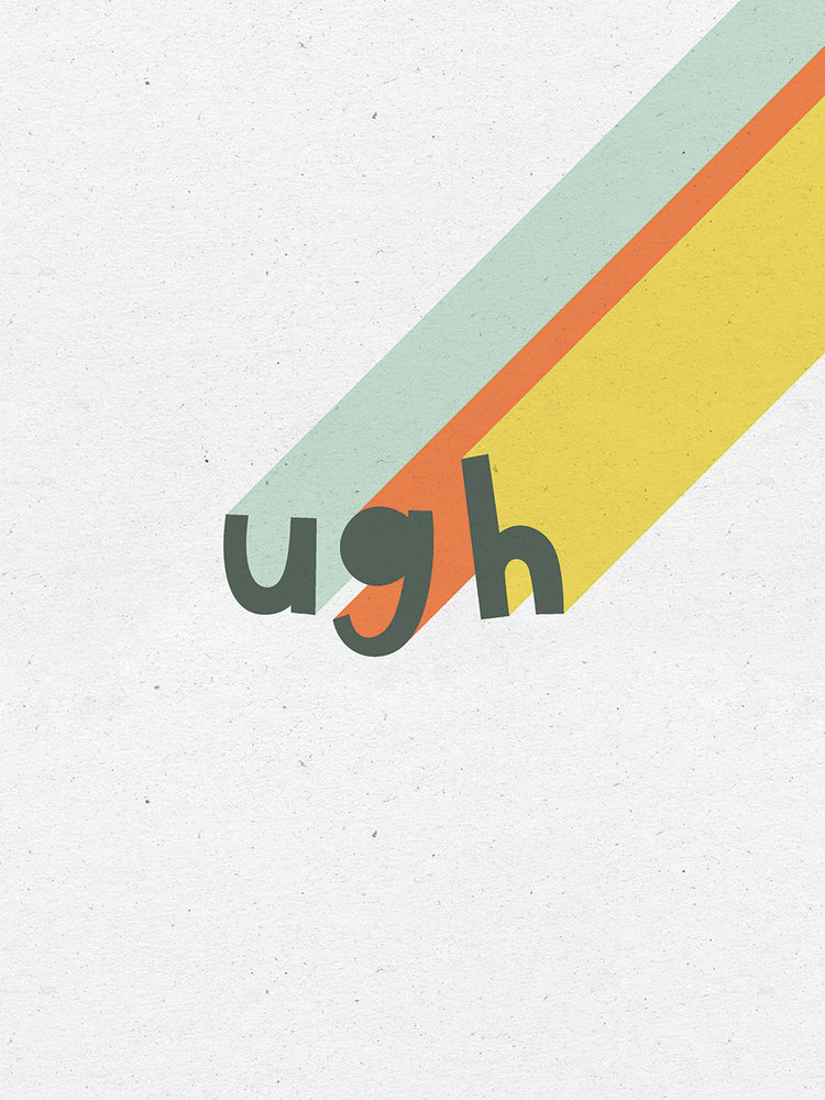 Rainbow Words II by Moira Hershey - handcrafted wall art work on large canvas & framed canvas prints, made to order