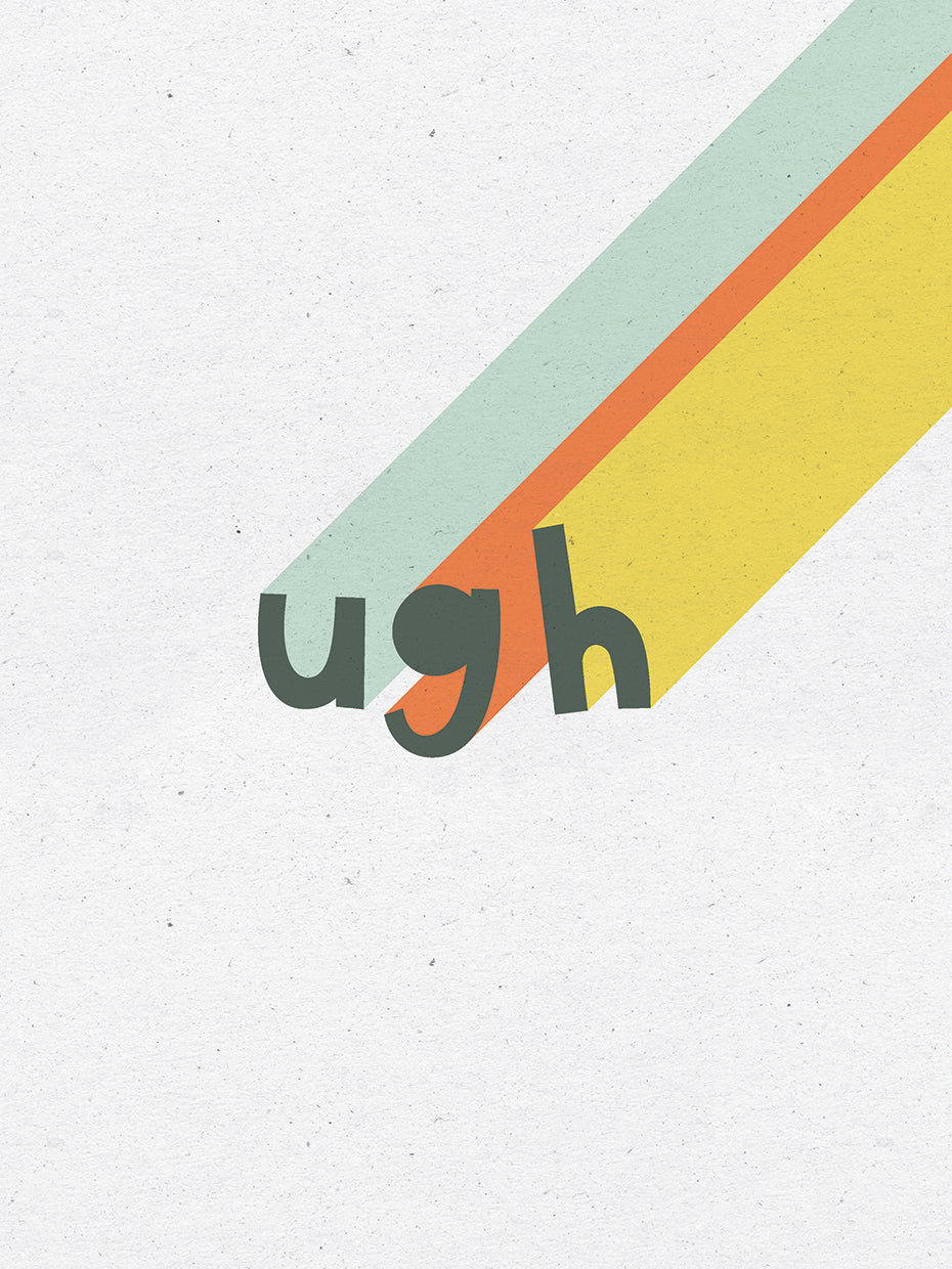 Rainbow Words II by Moira Hershey - handcrafted wall art work on large canvas & framed canvas prints, made to order