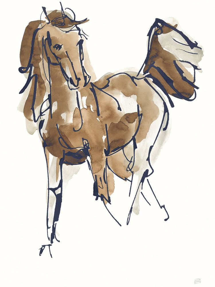 Sketchy Horse VI Navy