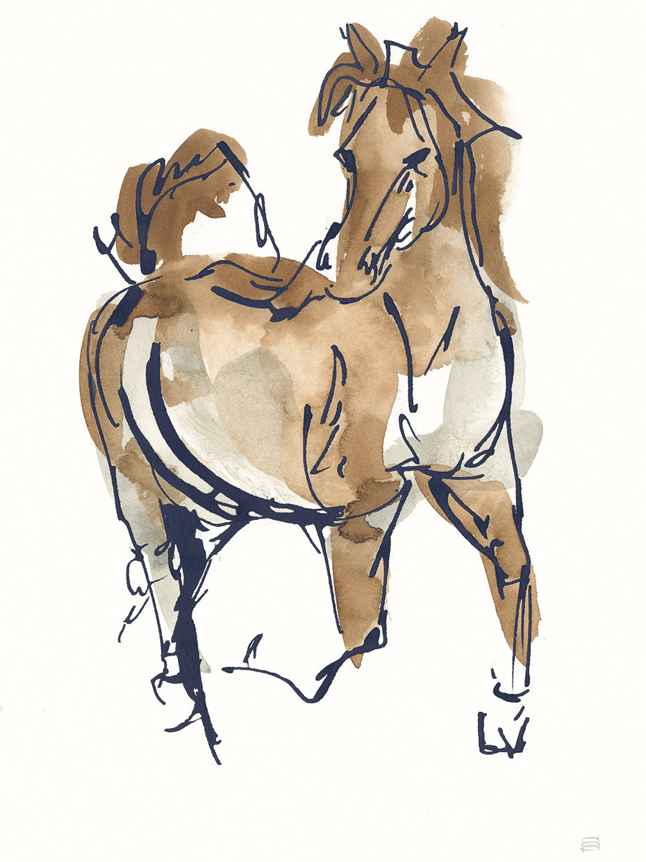 Sketchy Horse V Navy