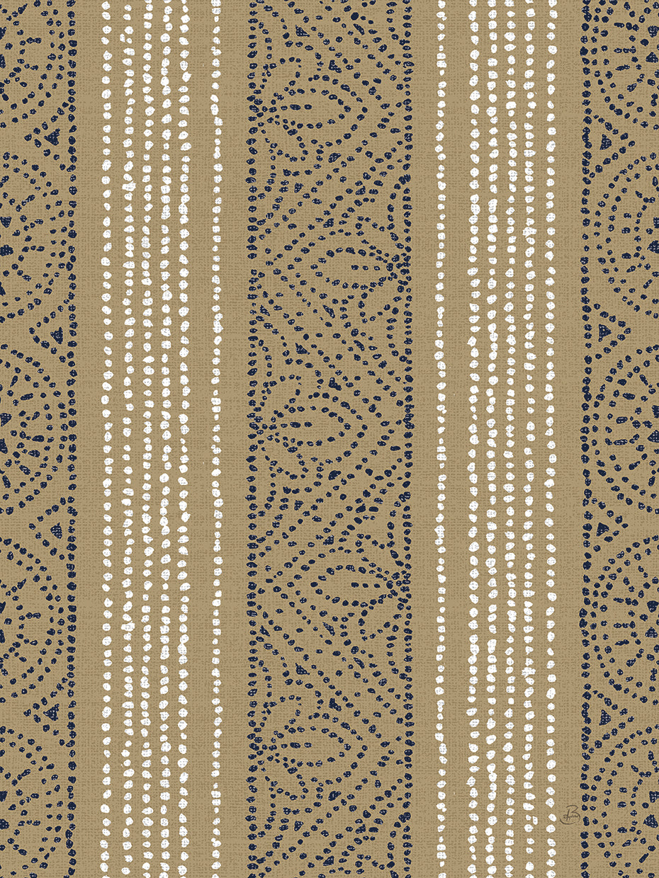 Batik II Patterns with Navy