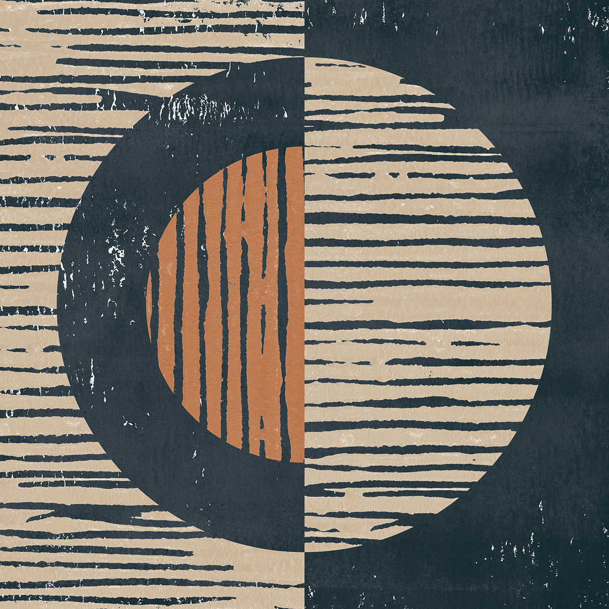 Primitive I by Moira Hershey - best quality handcrafted wall art work on large canvas & framed canvas prints