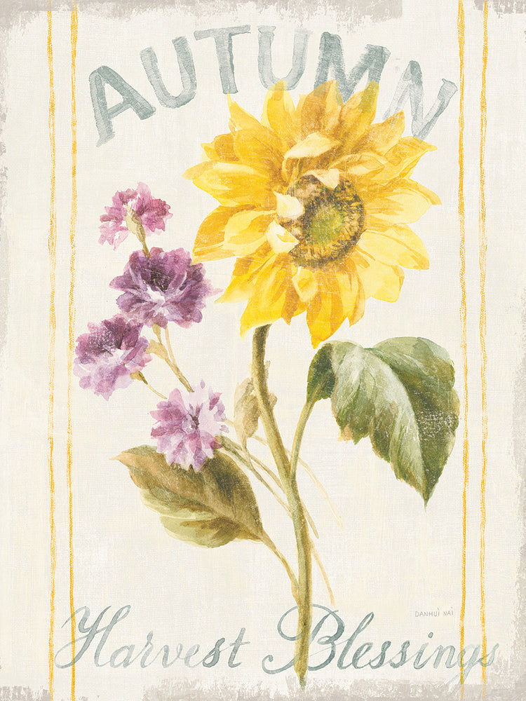 Floursack Autumn III by Danhui Nai - museum quality wall art work on large canvas & framed canvas prints