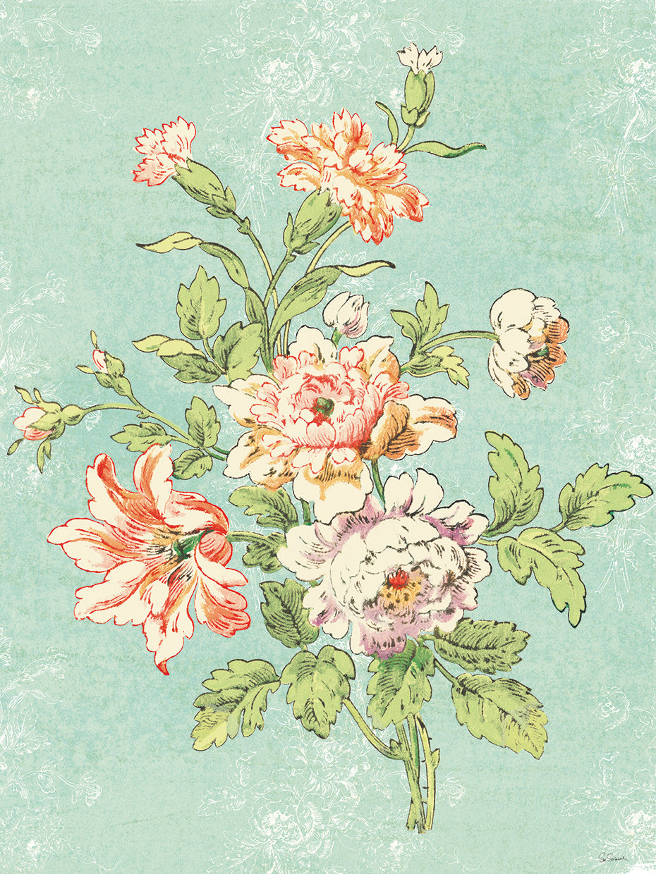 Cottage Roses IX Bright