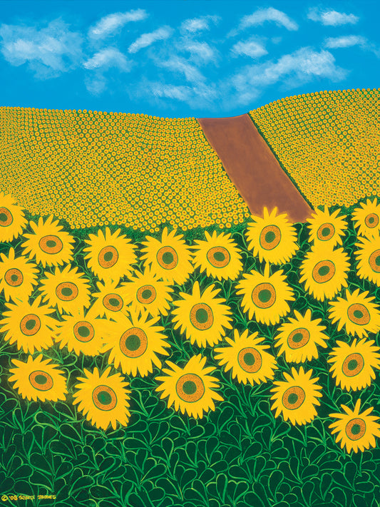 Tuscan Sunflowers Canvas Prints
