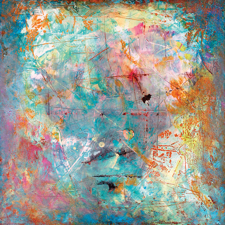 Arte de lienzo claramente abstracto