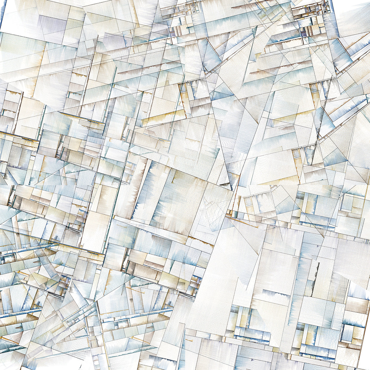 Diamantes en el arte de la lona de la ciudad