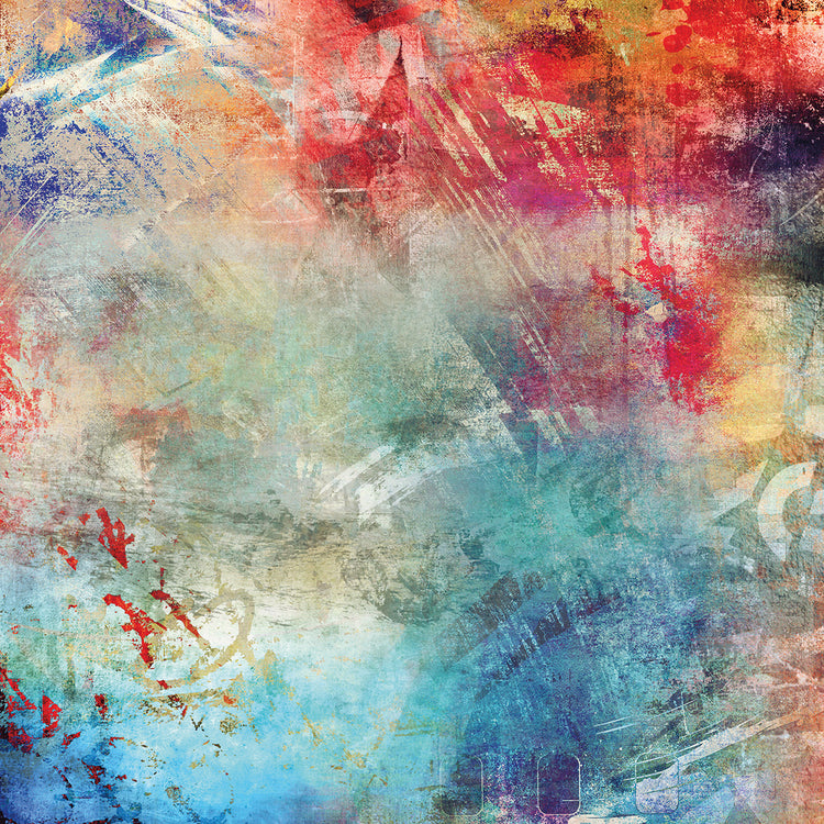 Impresionado por el arte de la lona de color