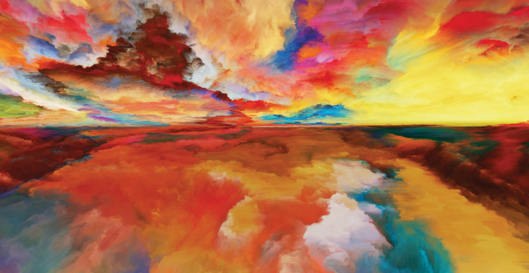 Arte de la lona del prisma del mundo interior