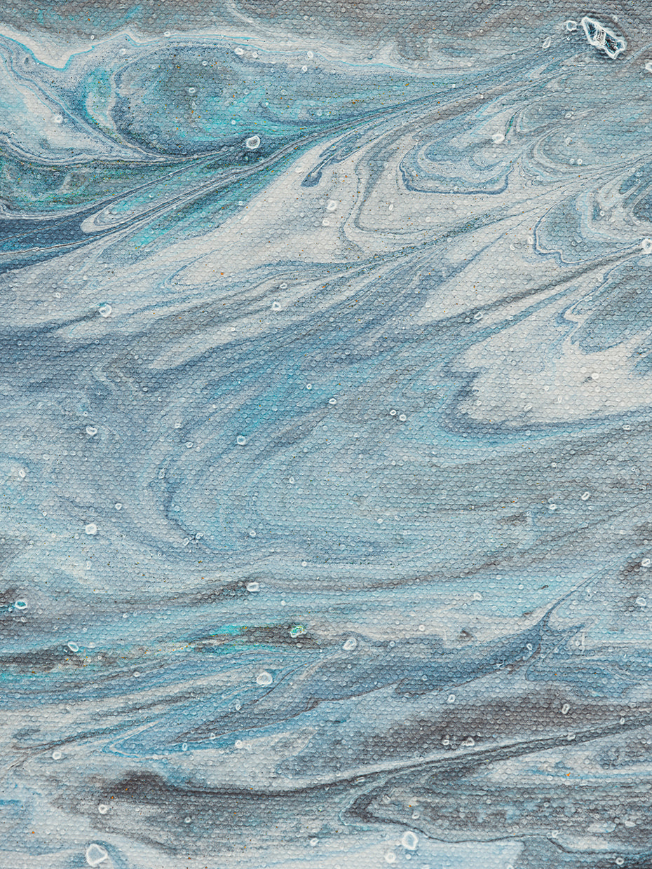 Crashing Marble Waves