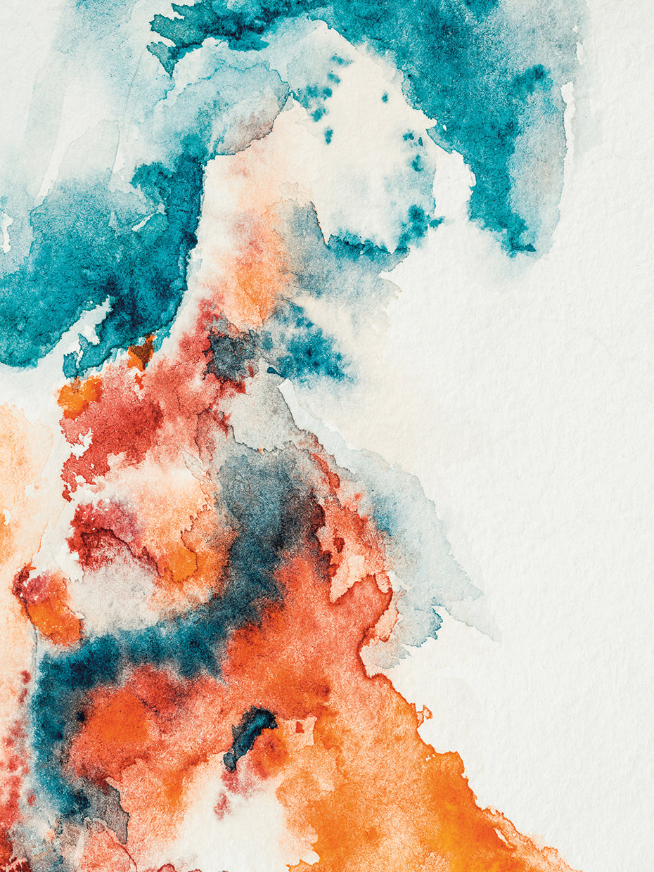 Orange Blue Undulation