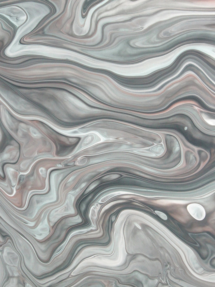 Arte de lienzo de remolino de plata esterlina