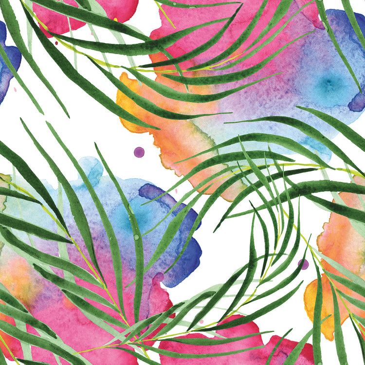 Arte de la lona de las hojas de Luau