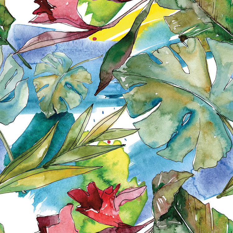 Arte de la lona de las gemas de la selva