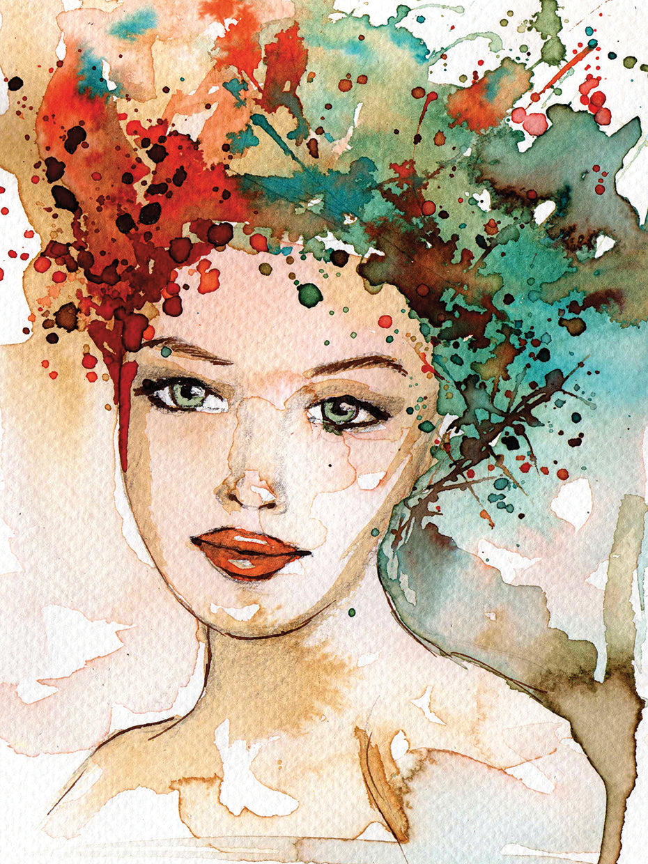 Lienzo Sombrero de muchos tonos