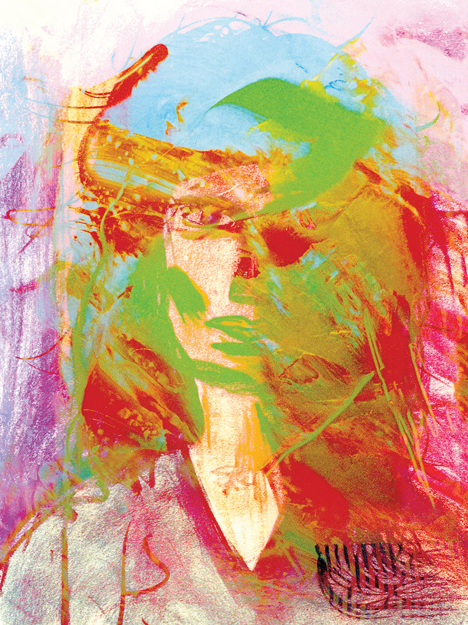 Arte de la lona del retrato prismático