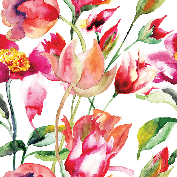 Cuadro en Lienzo Tumble of Tulipanes