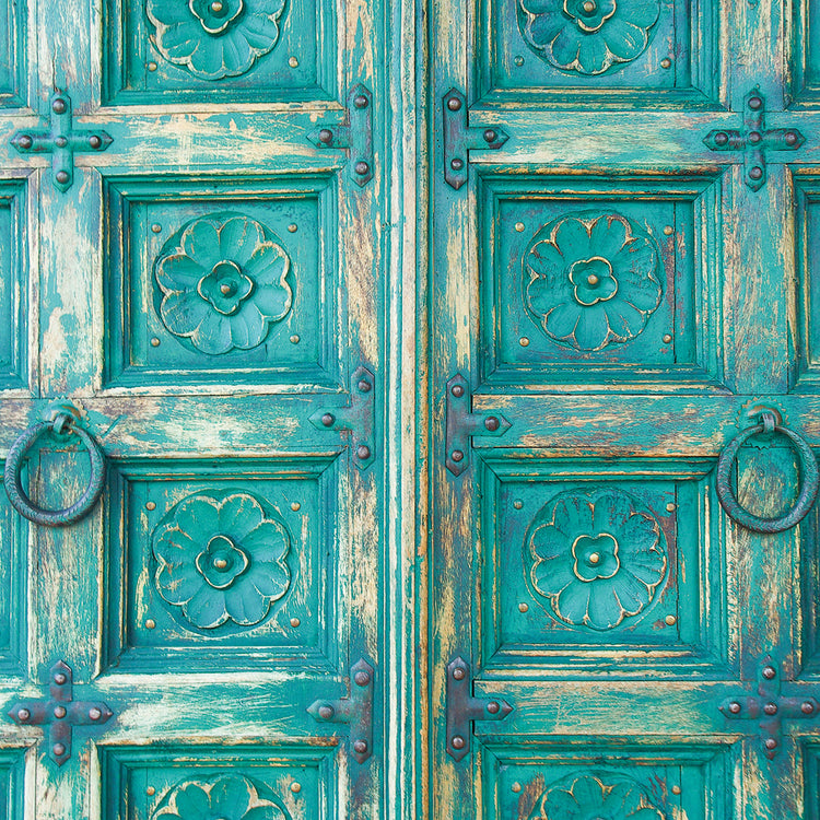 Turquoise Treasures Door