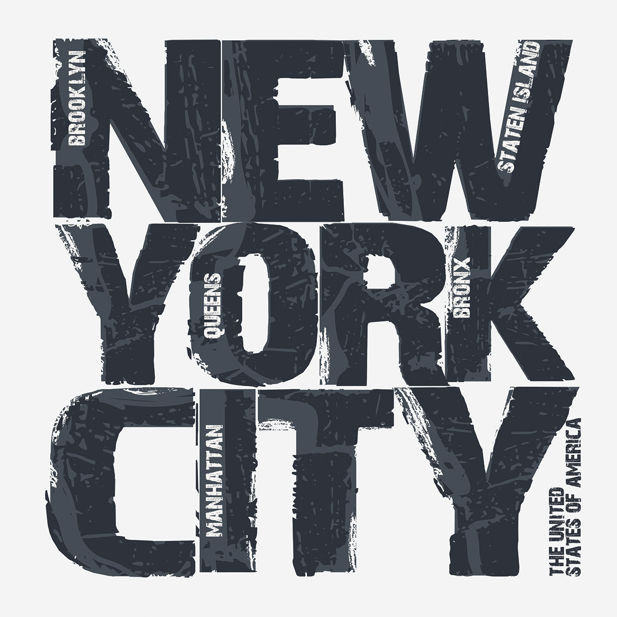 Arte de lienzo tipo ciudad de Nueva York