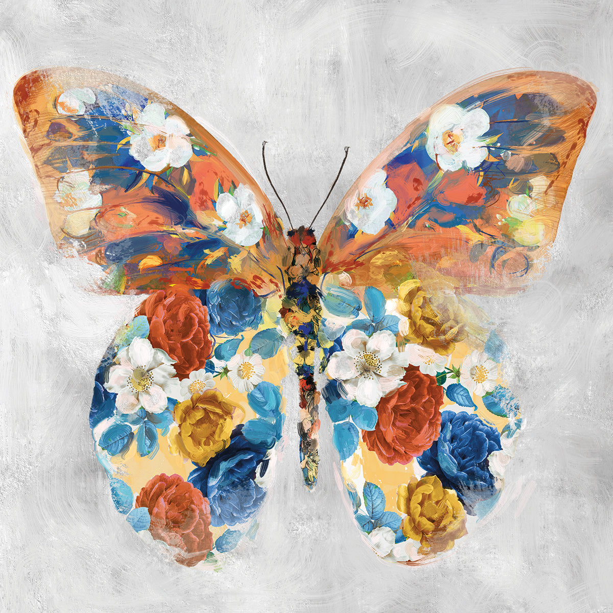Papillon Fleurs I