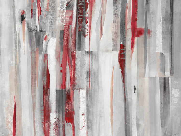 Crimson Strides by Jill Martin  - top quality wall art work on large canvas & framed canvas prints