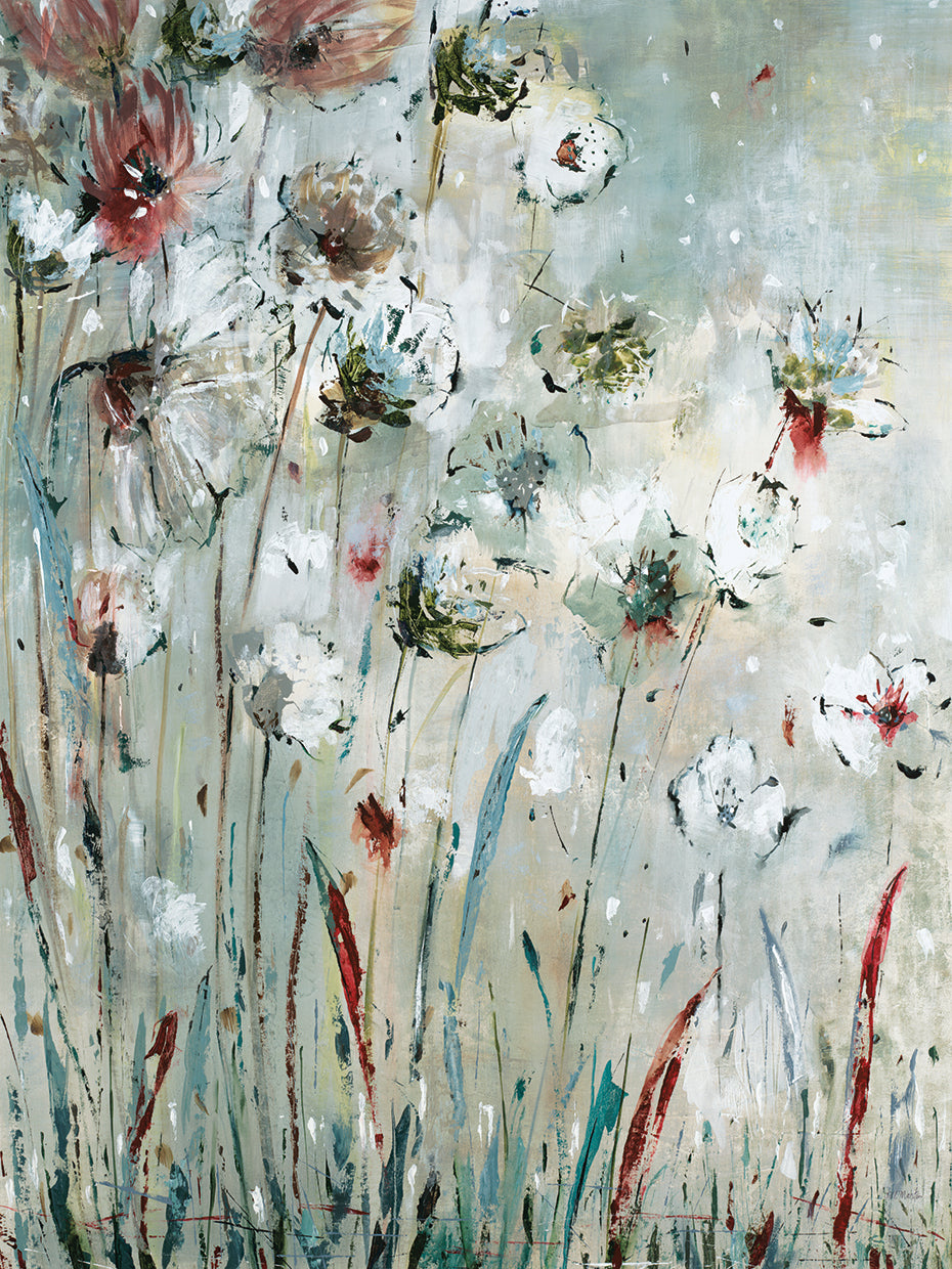 Night Flowers by Jill Martin  - top quality wall art work on large canvas & framed canvas prints