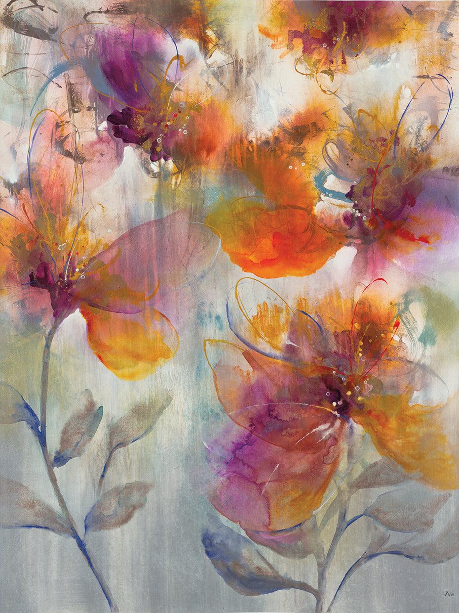 Coral Spirit by K. Nari  - museum quality wall art work on large canvas & framed canvas prints