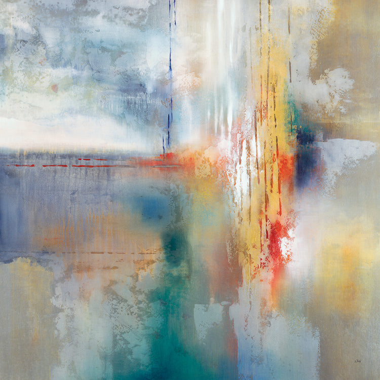 Mystic Land by K. Nari  - larger sizes handcrafted wall art work on large canvas & framed canvas prints