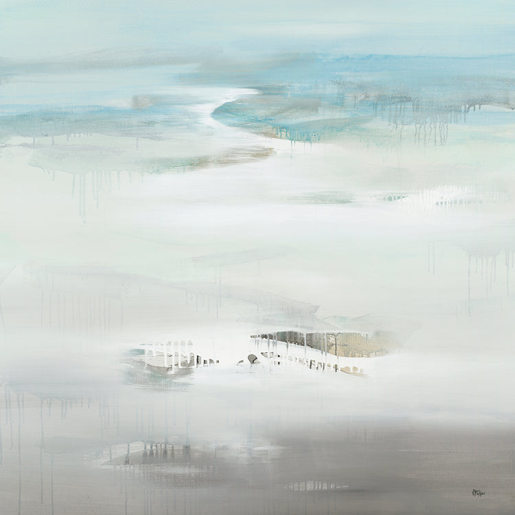 Meditation Scape II by Lisa Ridgers  - larger sizes handcrafted wall art work on large canvas & framed canvas prints